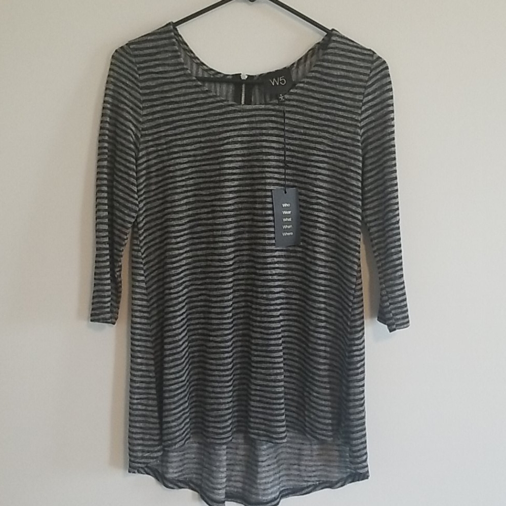 NWT Anthropologie W5 Striped Top Size Small